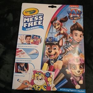 Crayola Color Wonder PAW Patrol Mess Free Coloring Book - Blue/Pink